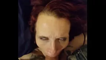 Играть Покорная рыжеволосая бывшая Amber Sexton жаждет камшота на лицо