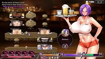 play Busty bar maid has an interesting night gig - karryn's prison gameplay