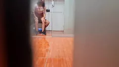 Afspelen Spy Cam betrapt sexy Argentijnse secretaresse bij UBA