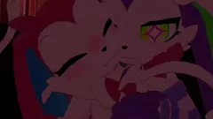 play Intense Femdom-sessie van een stel in VRChat als Sylveon-avatars