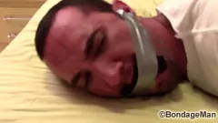 Afspelen Sock en tape kokhalzen Victor - Expliciete bondage en Capture Fantasy Preview