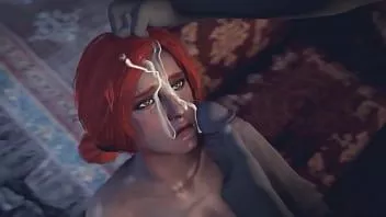 Putar Witcher 3 porno - thug fucks triss merigold di mulut, vagina dan anal dan cum di wajah